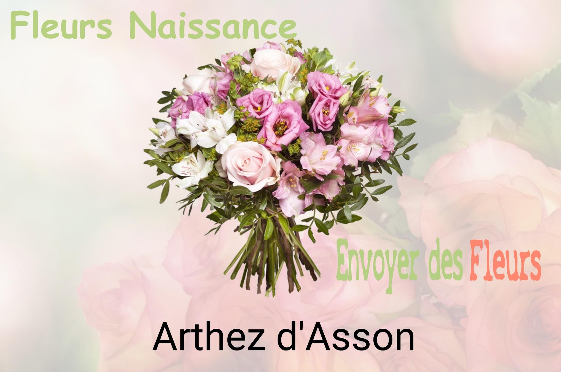 Bouquet de fleurs de naissance livré à Arthez-d'Asson