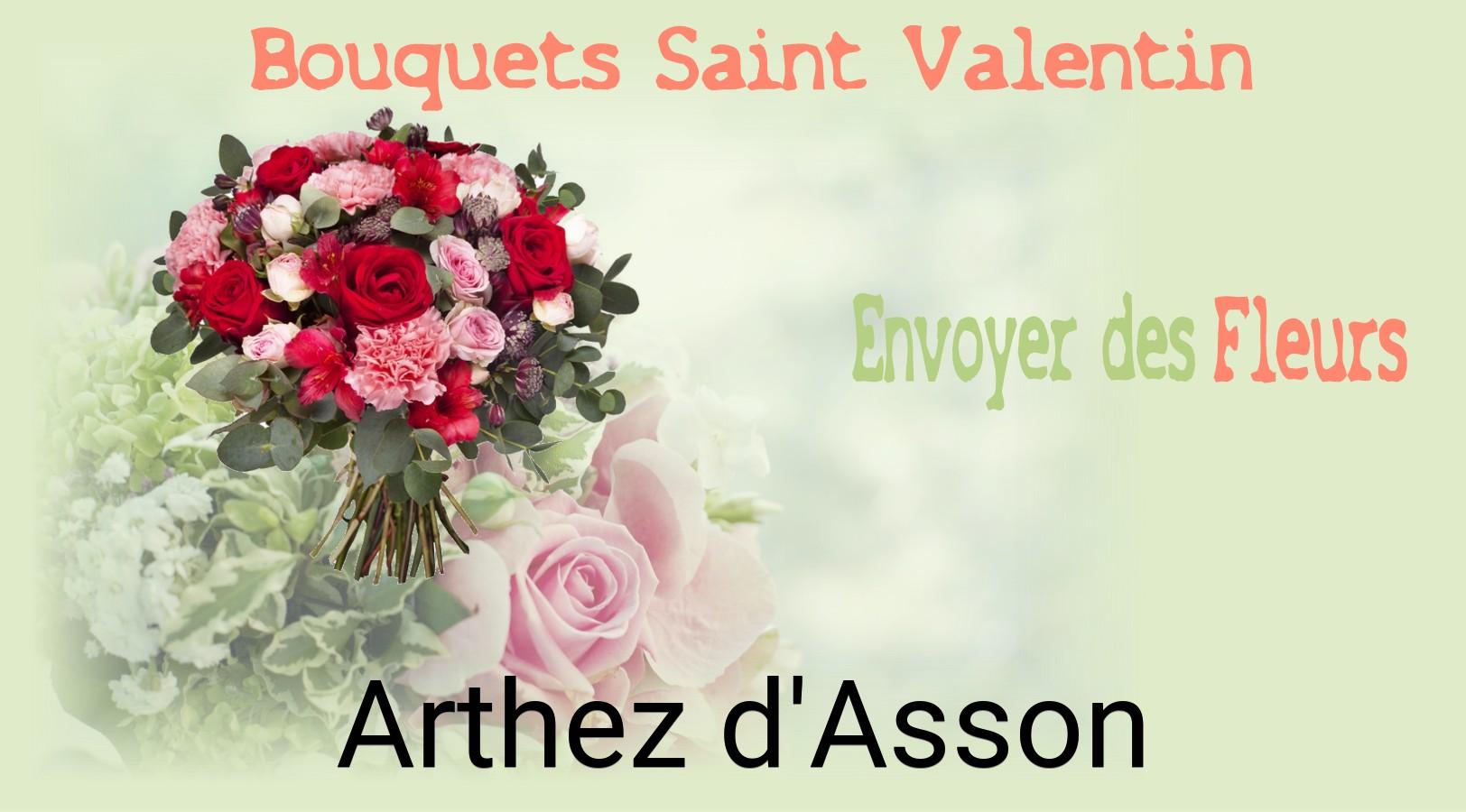 Roses de Saint-Valentin livrées à Arthez-d'Asson